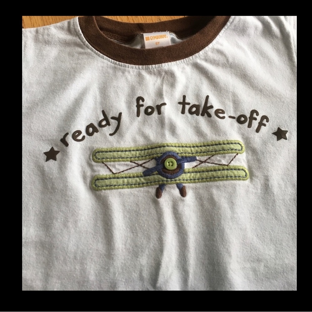 Gymboree airplane t-shirt